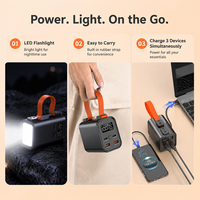 Batterie externe 100W à charge rapide 30000mAh avec écran LED et lampe torche pour ordinateur portable, téléphone, tablette, logo personnalisé OEM/ODM, vente en gros B2B