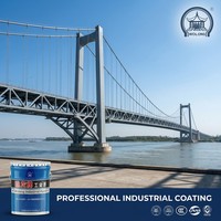 Revêtement liquide acrylique polyuréthane bicomposant Wolong brillant pour une protection longue durée résistante aux intempéries des ponts
