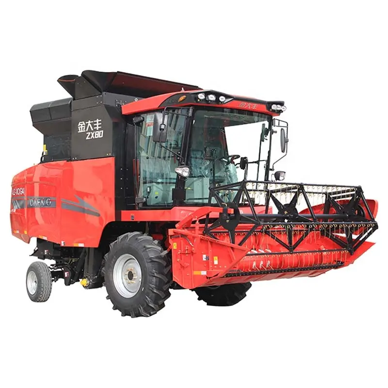 Máquina cosechadora multifunción de granos, cosechadora combinada de trigo, cosechadora pequeña de arroz, trigo, maíz, soja, cosechadora combinada