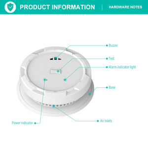 ANKA 10 Yıl Kablosuz Bağlantılı Fotoelektrik Duman Dedektörü Sesli Alarm ile ETL217 Standardı Vietnam'da Üretilmiştir - Product Image 4