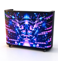 Table d'affichage LED intérieure pleine couleur P2 P2.5 à taux de rafraîchissement élevé, taille personnalisable, pour stand DJ, festivals de musique et soirées