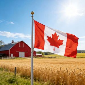 Personaliza tu Bandera Deportiva de Días Festivos Nacionales de Canadá, Diseño Personalizado, Bandera de Canadá Impresa Digitalmente, Promocional de Alta Calidad - Product Image 2