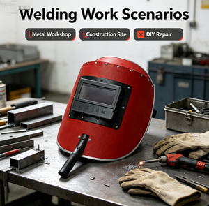 Casque <span class=keywords><strong>de</strong></span> soudage <span class=keywords><strong>automatique</strong></span> à obscurcissement manuel, vente en gros d'usine, pour une utilisation flexible lors <span class=keywords><strong>de</strong></span> tâches <span class=keywords><strong>de</strong></span> soudage à court terme - Product Image 6