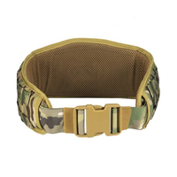 Ceinture tactique Yakeda CP en nylon, confortable, à taille élastique, rembourrée, pour patrouille, service, combat, sécurité, utilitaire, système Molle