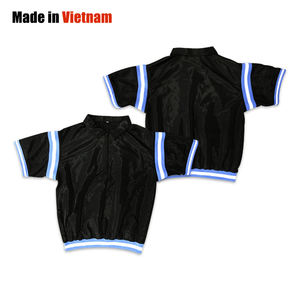 Chaqueta deportiva a prueba de viento de peso pesado personalizada de fabricante, traje 1/3 con cremallera, diseño en blanco, ropa deportiva de talla grande para primavera - Product Image 1