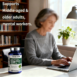 Капсулы с экстрактом листьев гинкго билоба 12500 мг, OEM/ODM, под собственной торговой маркой, растительная пищевая добавка для поддержки памяти и работы мозга - Product Image 5