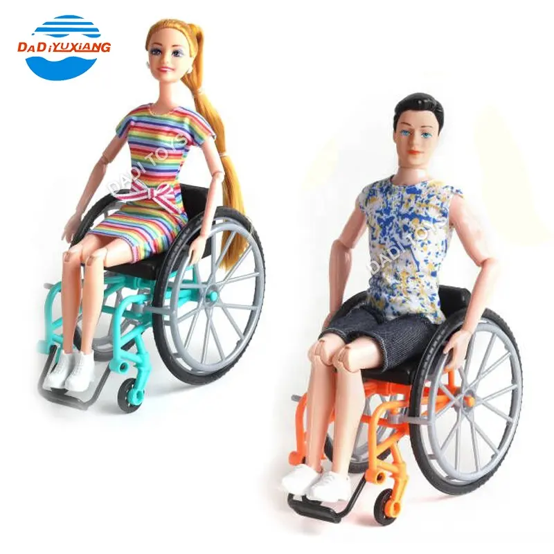 Кукла человеческая девочка «сделай сам», американские реалистичные куклы для мальчиков с ограниченными возможностями, Реалистичная имитация, куклы для маленьких девочек и мальчиков с инвалидной коляской