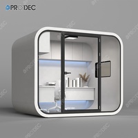 Cabine téléphonique de jardin extérieure, bureau, cabine insonorisée, salle silencieuse, boîte acoustique, cabine de réunion acoustique