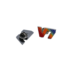 Pins metálicos al por mayor, pins de estrella, pins con patrón geométrico, pins de esmalte suave y duro, pins promocionales de marca. - Product Image 4