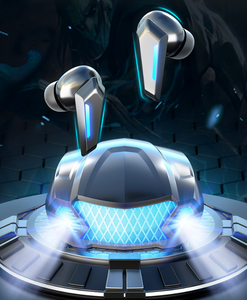 หูฟังไร้สาย TWS รุ่น M5 ดีไซน์เท่ห์ สำหรับเล่นเกมส์ สเตอริโอไร้สาย ควบคุมแบบสัมผัส ขายร้อนแรงจากโรงงานโดยตรง ใช้ได้กับ iPhone - Product Image 4