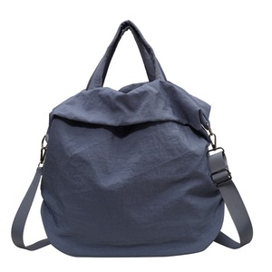 Sac fourre-tout décontracté en nylon pour femme, grande capacité, couleur unie, sac à bandoulière en toile tendance, nouveau sac messager décontracté - Product Image 2