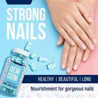 Gummies Beauté Biotine Collagène Kératine, 14 Nutriments, Gummies à Mâcher en Forme d'Ours, Soutiennent les Soins des Cheveux, de la Peau et des Ongles, 60 Unités