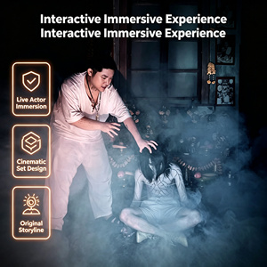 Equipo Comercial para <span class=keywords><strong>Escape</strong></span> Rooms: Juego Inmersivo de Terror Psíquico con Sensor, Efectos de Sonido y Luz, Atrezzo para Atracción de Casa Embrujada - Product Image 4