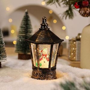 Christmas Wind Lamp Decorations Creative <b>Small</b> Battery Powered Resin Mailbox Shape Night <b>Lights</b> <b>LED</b> - Product Image 6