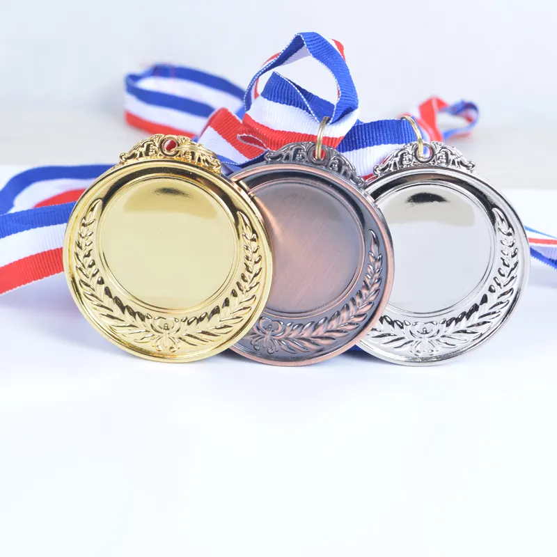 Медаль высокого качества, Заводская позолоченная металлическая Спортивная 3d-медаль без рисунка