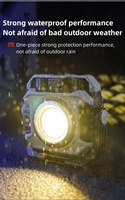 Lampe de travail LED portable haute luminosité pour atelier et utilisation en extérieur avec batterie rechargeable et autonomie de 5 heures