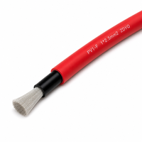 Câble solaire PV1-F 1*2.5mm2, monoconducteur, cuivre étamé classe 5, XLPO DC1000V, résistant aux UV LSZH, certifié TUV, rouge et noir