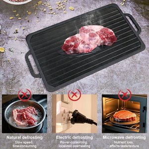 Bandeja de descongelación rápida para carne congelada <span class=keywords><strong>Placa</strong></span> de tablero de descongelación de aluminio Bandeja de descongelación de cocina <span class=keywords><strong>Placa</strong></span> de descongelación de alimentos congelados de carne rápida - Product Image 4