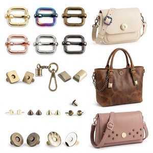 Accessoires de sac : Fermoir de valise, Boucle de verrouillage, Cadre de sac à main en métal, Fermoir Kiss Clasp, Anneau en D pour sac, Fermoir rotatif en alliage pour sangle en cuir, Quincaillerie - Product Image 1