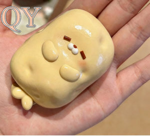 QY Kawaii pomme de terre sceau Squishy jouet Ultra doux PU mousse lente augmentation soulagement du Stress Fidget Squeeze jouet - Product Image 5