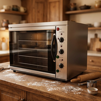 Cuisinière vapeur électrique sans chaudière à 4 plateaux, four combiné commercial 12 kW 380 V GN1/1 en acier inoxydable (YSD-6A)