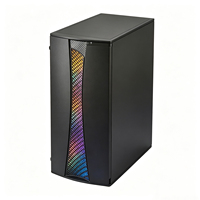 Çok Satan ATX M ATX ITX Masaüstü Kasa 7 PCI Yuvası 2 HDD 3 SSD RGB Ön Panel Ofis Oyun Bilgisayarı Yapımı PC Kasası