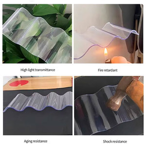 Panneau de <span class=keywords><strong>rouleau</strong></span> de feuilles de toit <span class=keywords><strong>en</strong></span> plastique ondulé <span class=keywords><strong>en</strong></span> polycarbonate Transparent de prix usine pour la salle de soleil de serre - Product Image 5
