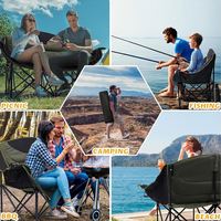 Chaise pliante double pour 2 personnes, canapé doux pour l'extérieur, voyage, pique-nique, plage, pêche, jardin, fauteuil, causeuse
