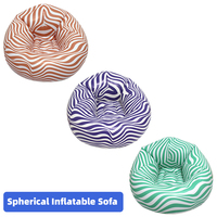 Canapé gonflable moderne pliable, imperméable, portable, pour l'extérieur, chaise longue, tabouret de loisirs pour une personne, camping