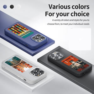 <span class=keywords><strong>Coque</strong></span> de téléphone à encre de projection pour <span class=keywords><strong>iPhone</strong></span> 15 14 <span class=keywords><strong>13</strong></span> Pro Max, transfert NFC numérique créatif, photos, bricolage - Product Image 5