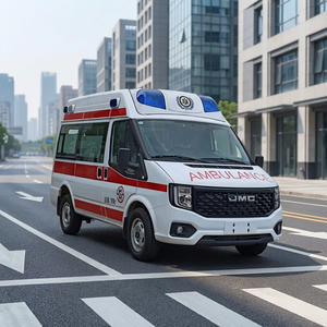 <span class=keywords><strong>Ambulance</strong></span> JMC Fushun à transmission manuelle neuve, avec moteur diesel, équipement de transport médical d'urgence pour patients, longueur 3-8m - Product Image 1