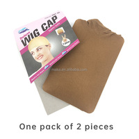 Vente en gros Private Label 2 pcs/pack Bonnets de perruque 6 couleurs Poignée de perruque Filets de cheveux de qualité supérieure