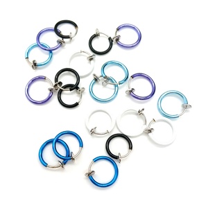Boucle d'ouverture facile balancent noir blanc or boucle d'oreille résultats de bricolage accessoires coloré Non percé boucle d'oreille Clip boucle d'oreille convertisseurs - Product Image 2