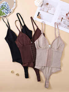 <span class=keywords><strong>Body</strong></span> <span class=keywords><strong>Modellante</strong></span> Invisibile da Donna, Intimo Senza Cuciture, Morbido ed Elastico, Modella la Vita, Vestibilità Slim, Comodo per l'Uso Quotidiano - Product Image 5