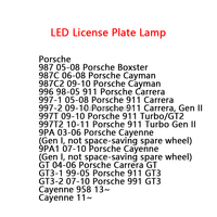Accessoires de voiture en gros lampe de plaque d'immatriculation LED 12V de haute qualité pour VW Scirocco Amarok Golf Passat Polo Touareg Skoda Super