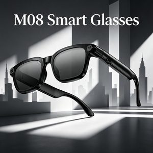 Lunettes Intelligentes M08 avec Caméra HD 800W, Compatibles Toutes Plateformes, Traduction IA, Commande Tactile, Lunettes Connectées d'Extérieur – Vente en Gros - Product Image 1