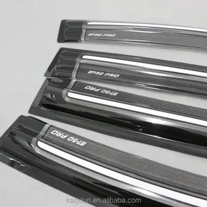 Pare-soleil de porte KQD, protection et décorations de luxe, noir foncé/noir transparent pour Bt-50, best-seller - Product Image 4