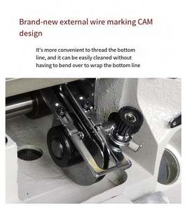 Nueva Máquina de Coser Industrial Computarizada de Cama Plana de Alta Velocidad con Cortahilos Automático - Product Image 4