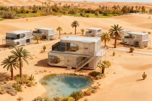 Không gian hộp 20ft 40ft prefab vận chuyển container nhà sang trọng đúc sẵn nhà mô-đun để bán mô-đun nhà kính prefab - Product Image 4