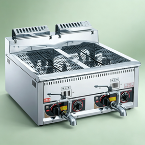 <span class=keywords><strong>Friteuse</strong></span> professionnelle en acier inoxydable au <span class=keywords><strong>gaz</strong></span> naturel avec une capacité de <span class=keywords><strong>10</strong></span> <span class=keywords><strong>litres</strong></span> - Product Image 4