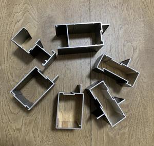 Profili in Alluminio per Finestre Scorrevoli e Porte, Estrusi in Alluminio Serie 6000, Servizio di Taglio, Rivestimento in Polvere Bronzo - Product Image 2