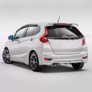 Kit carrosserie pour Honda Fit 2018 : Lame de pare-chocs avant, jupes latérales, séparateur de pare-chocs arrière, diffuseur, spoiler - Accessoires automobiles - Product Image 2