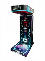 Machine de jeu d'arcade commerciale d'intérieur Hot Blooded Boxing King pour les entreprises de divertissement, prise en charge de l'anglais, alimentation 110/220V, garantie 1 an