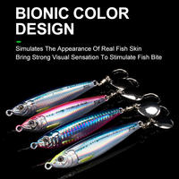 CHEERY 40g 60g 80g Leurre de pêche en mer en métal, jigging, à coulée rapide, leurre artificiel dur en métal avec hameçon