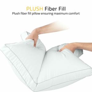 Queen King-Size Luxury Cooling Gusseted Bed Pillows para Home Hotel y Airbnb Precio de fábrica con parte del cuello para un sueño cómodo - Product Image 4