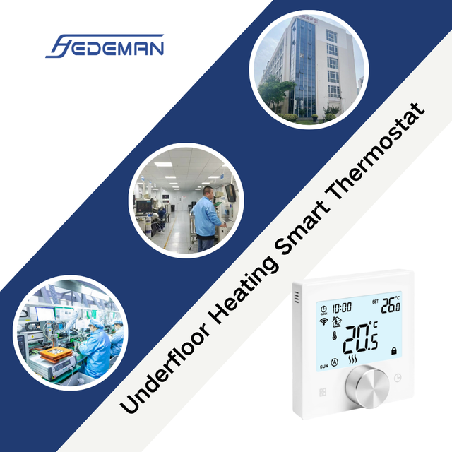 Modern Design Adjustable Smart Thermostat with Economical Home Water Heating Control Thermostat of ABS Material Thermostat