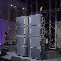 Haut-parleur Audio professionnel double 10 pouces 2 voies Line Array système de haut-parleurs de scène boîte de haut-parleur passif