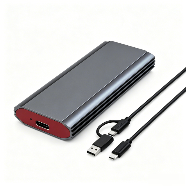 HY-S328 10Gbps M.2 SSD Enclosure Dual Protocol for NVMe & NGFF SATA External Hard Drive Case with Tool-Free Installation