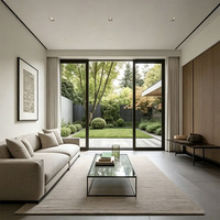 Fenêtres coulissantes en aluminium KOJOON, porte coulissante extérieure en aluminium pour véranda et fenêtres électriques coulissantes pour balcon