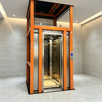 Ascenseur domestique multi-étages sans engrenages à traction, contrôle VVVF, économie d'énergie, certifié CE ISO9001, support OEM, personnalisable